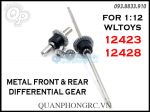 WLtoys 12423 12428 Bộ Nâng Cấp Visai Metal Trước Sau - Metal Upgraded Front Rear Differential Gear