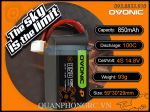 Ovonic 850mAh 4S 120C 14.8V LiPo Battery XT30 Plug