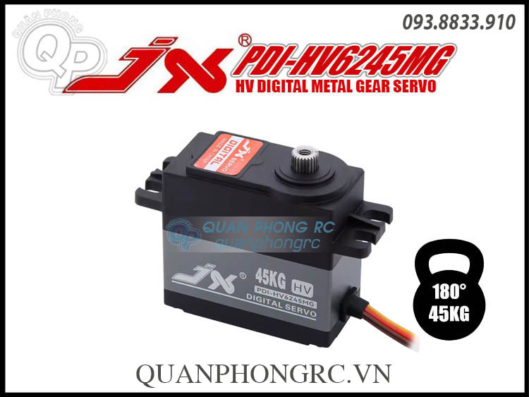 JX PDI-HV5523MG 23KG High Torque HV Servo – 4Pcs For RC Quadcopter & Car