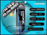 Ovonic CAR Xanh Dương 5000mAh 2S 50C 7.4V LiPo Battery XT60 Plug